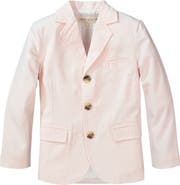 Hope & Henry Baby Boys' Organic Seersucker Suit Jacket, Infant