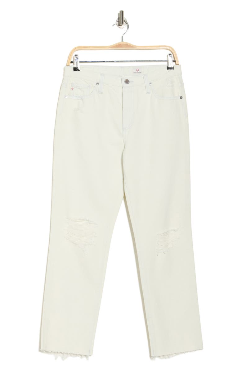 AG Isabelle High Waist Straight Leg Jeans, Alternate, color, Unforgettable