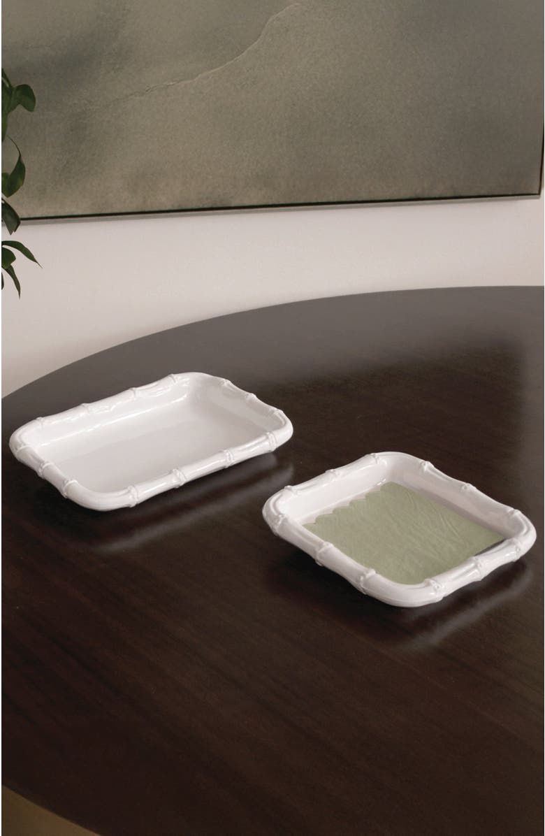 BEATRIZ BALL Collection Vida Cane Beverage Napkin Holder, Alternate, color, White