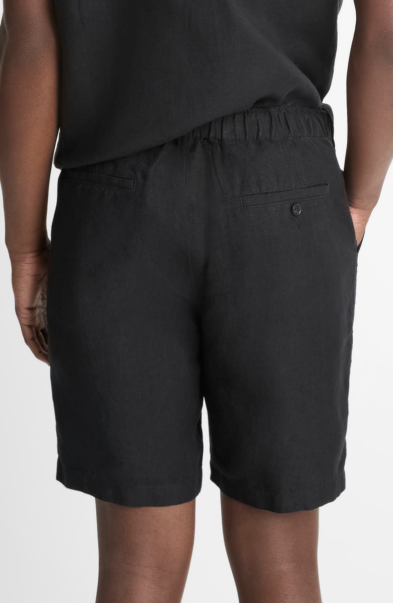 Vince Lightweight Hemp Shorts, Alternate, color, Washed Black
