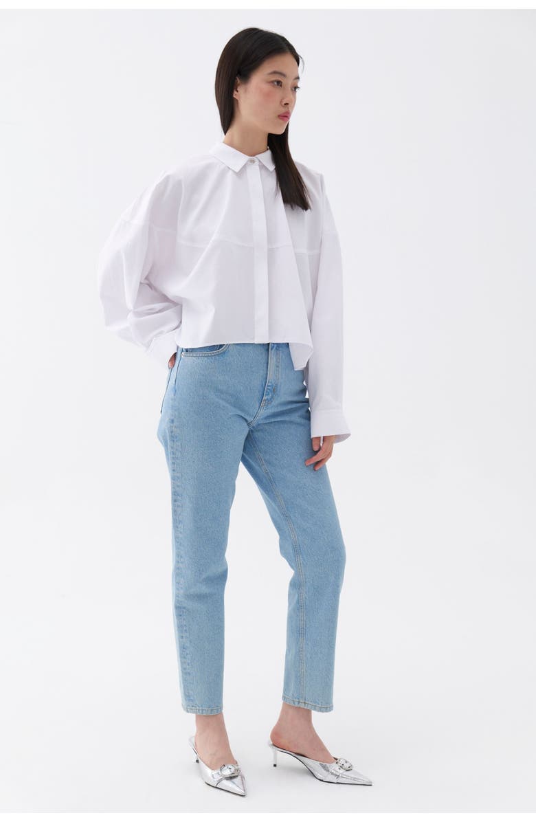 Nocturne Oversized Button-Up Shirt, Alternate, color, 