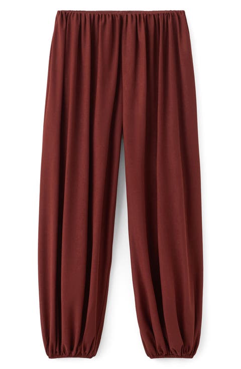 Pleated Balloon Pants