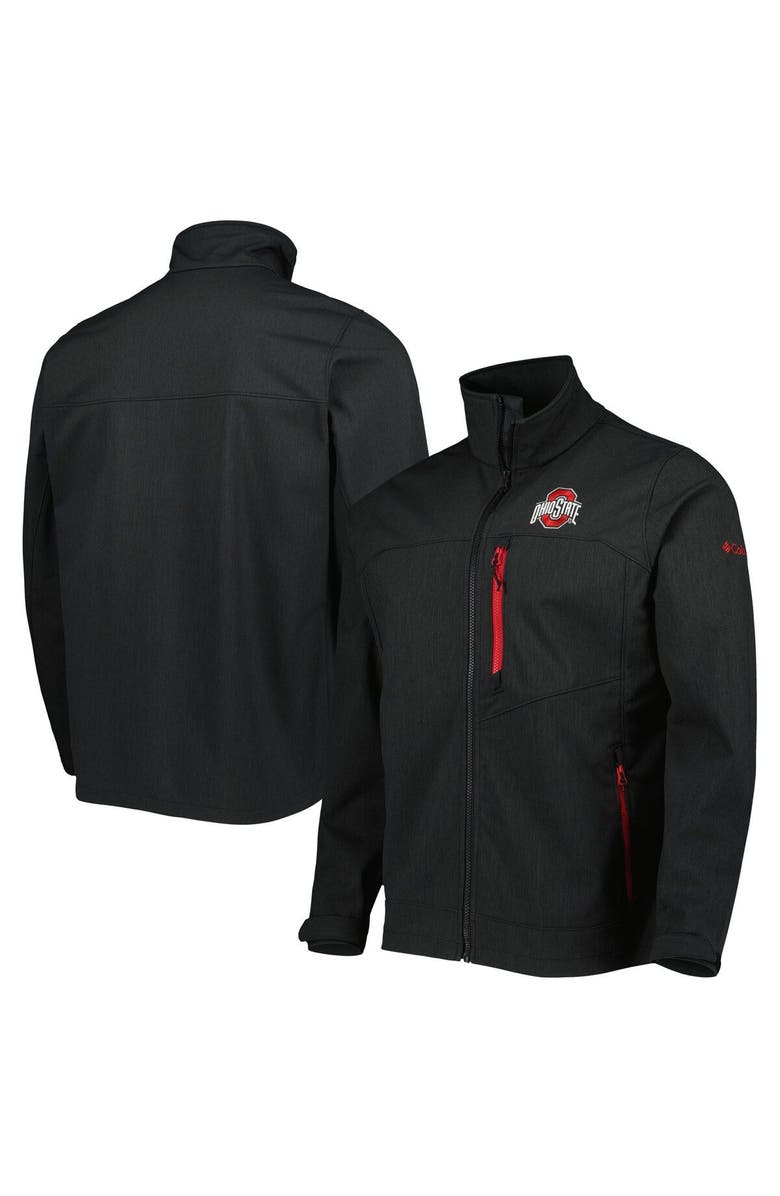 Columbia Men's Columbia Black Ohio State Buckeyes Ascender II Full-Zip Jacket, Main, color, 