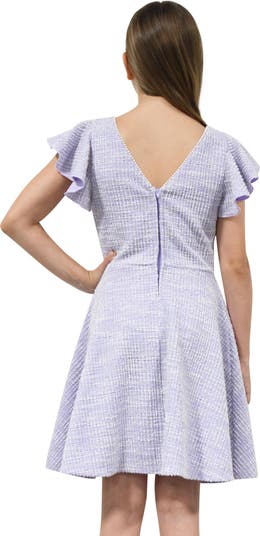 Kids' Textured Skater Dress