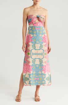 ALICIA BELL Bowie Strapless Maxi Cover-Up Sundress
