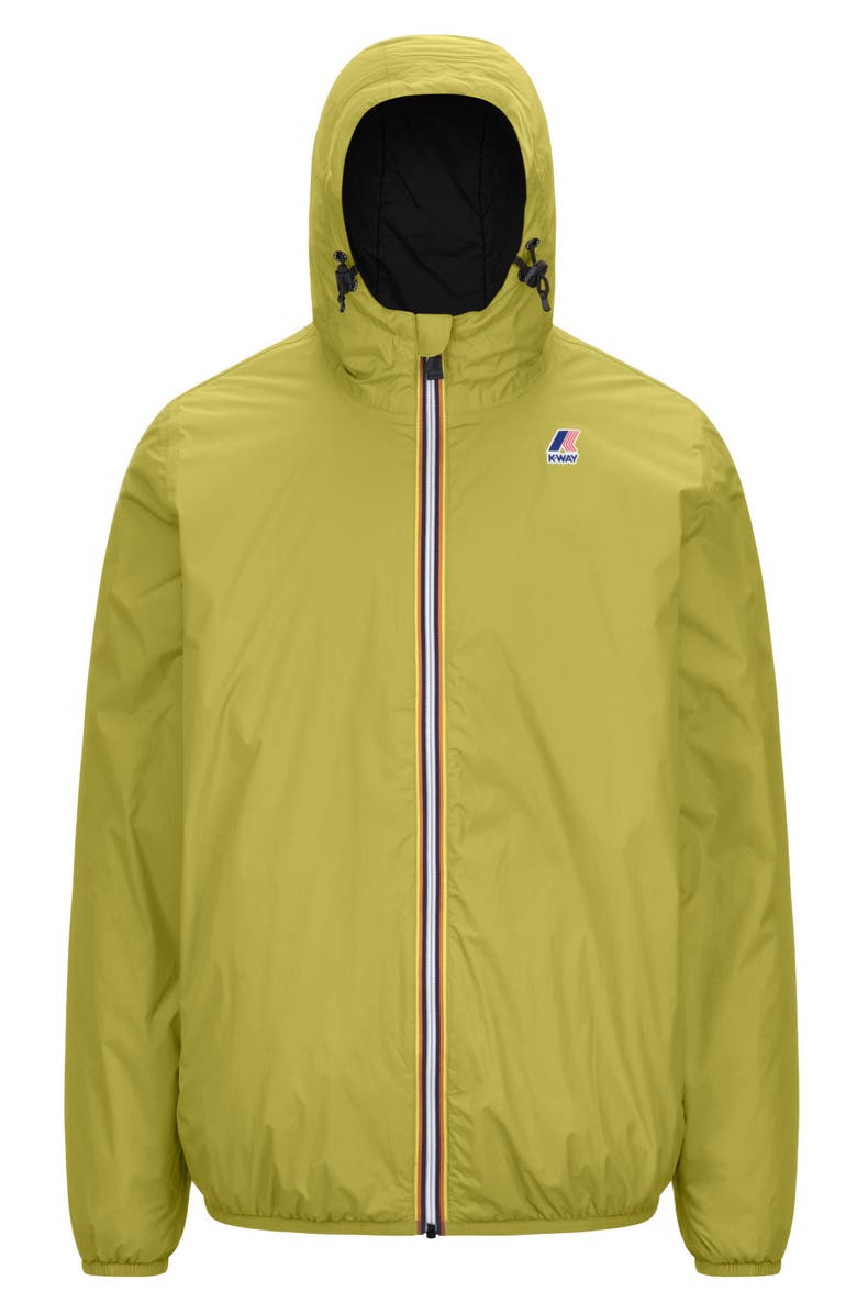 K-Way Le Vrai 4.0 Claude Warm Water Repellent Jacket, Alternate, color, Green Moss