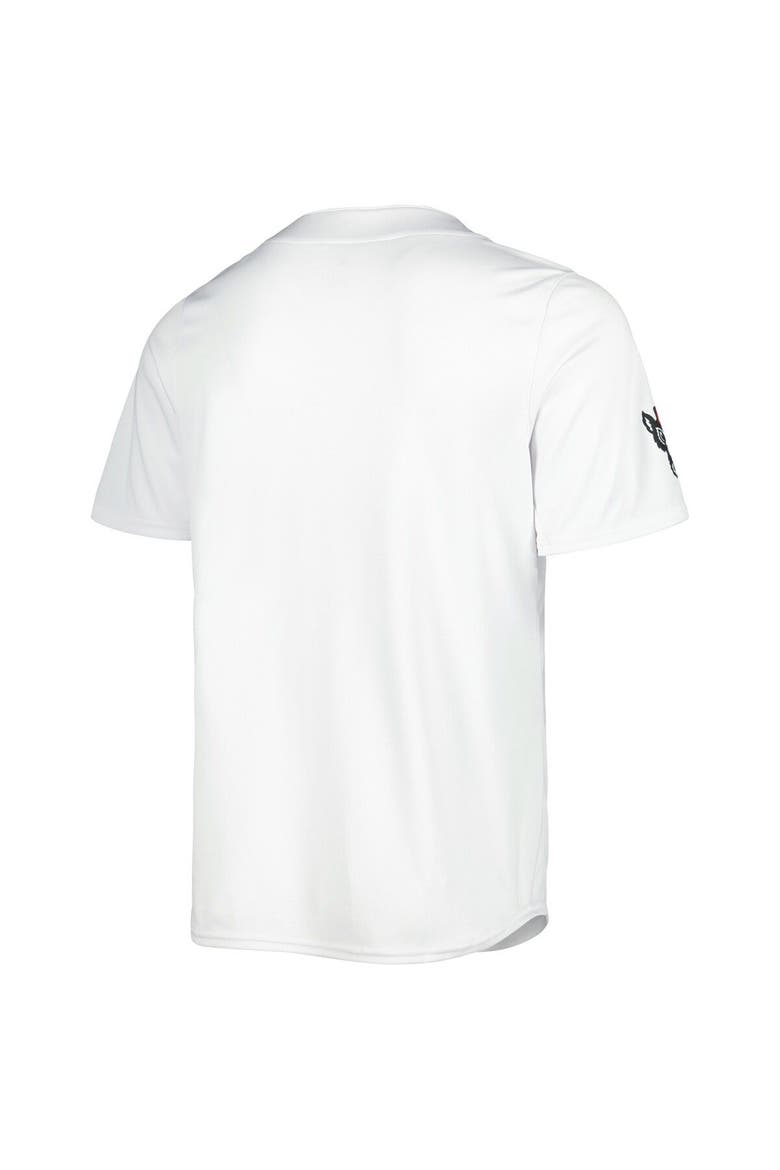 Men's adidas White NC State Wolfpack Team Baseball Jersey, Alternate, color, White