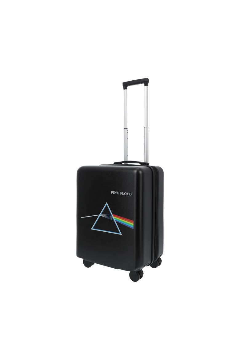 PINK FLOYD  22.5" CARRY-ON LUGGAGE, Main, color, BLACK