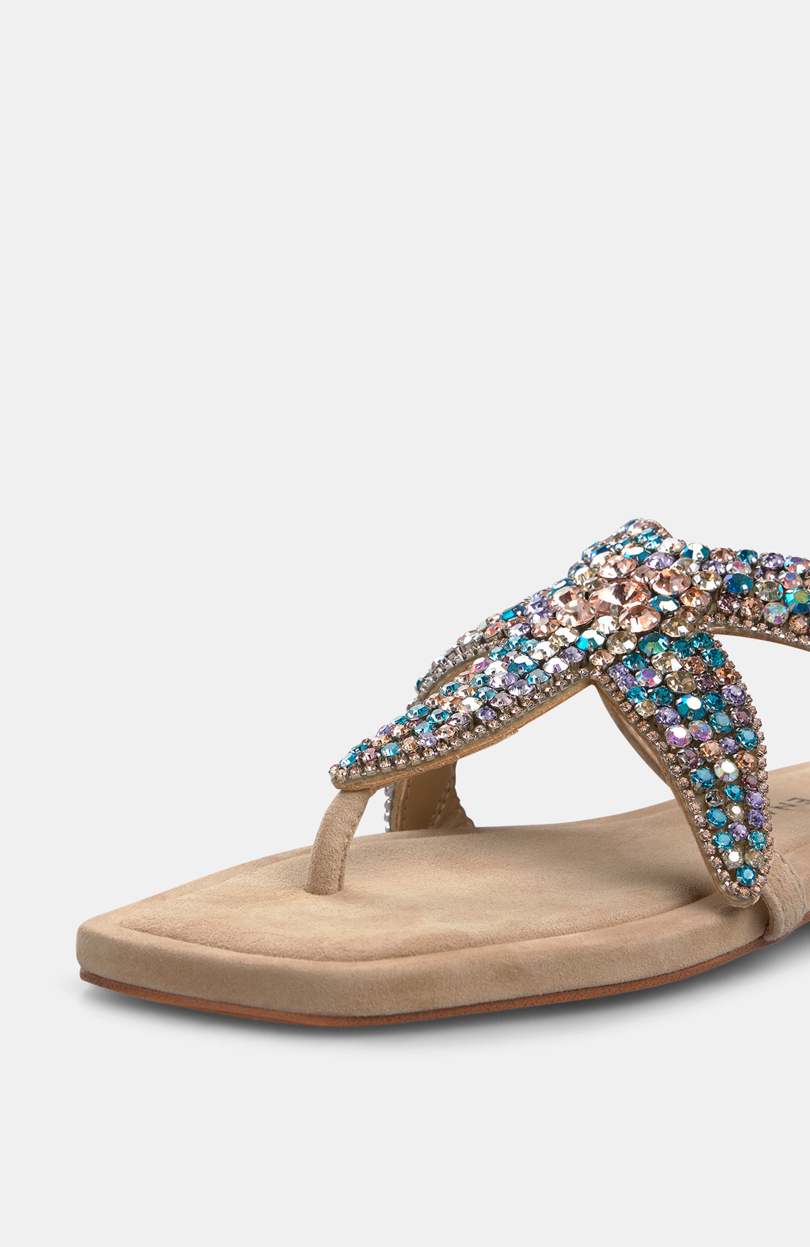 Star Flat Sandal, Alternate, color, Beige
