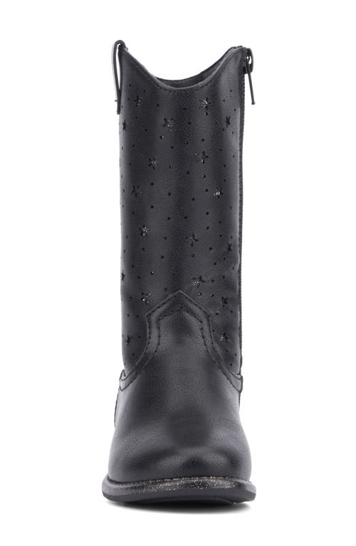 Olivia Miller Kids' Chasing Starz Mid Calf Boot In Black