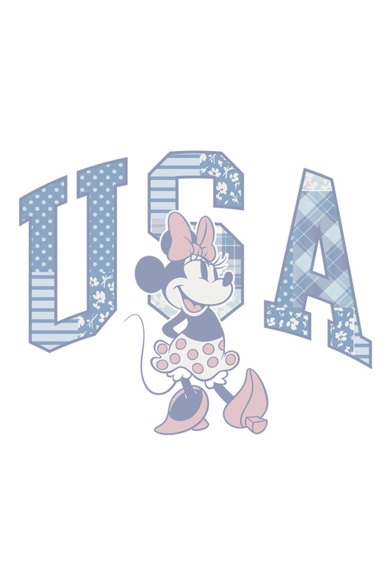 Junior's American Sweetheart Pose Short Sleeve Graphic T-Shirt, Alternate, color, White