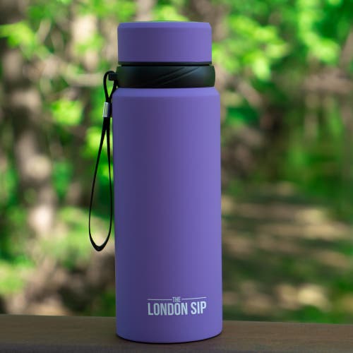 London Sip Infuser Bottle 25oz In Purple
