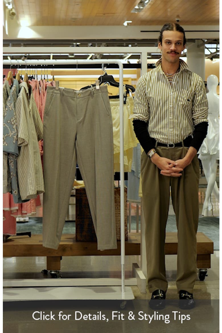 Mini Check Pleated Pants video