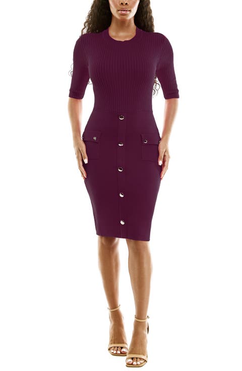 Ribbed Sweater Dress