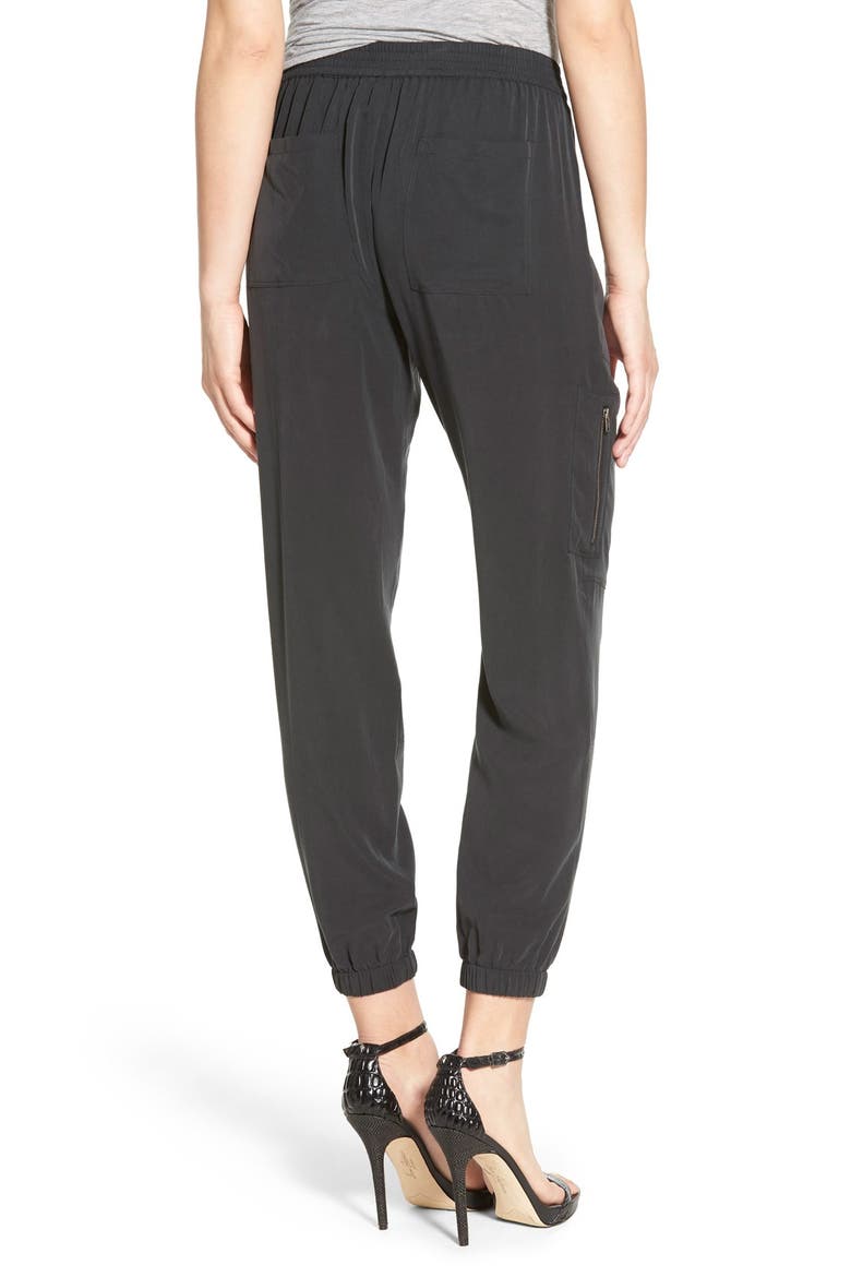Soft Military Jogger Pants, Alternate, color, BLACK