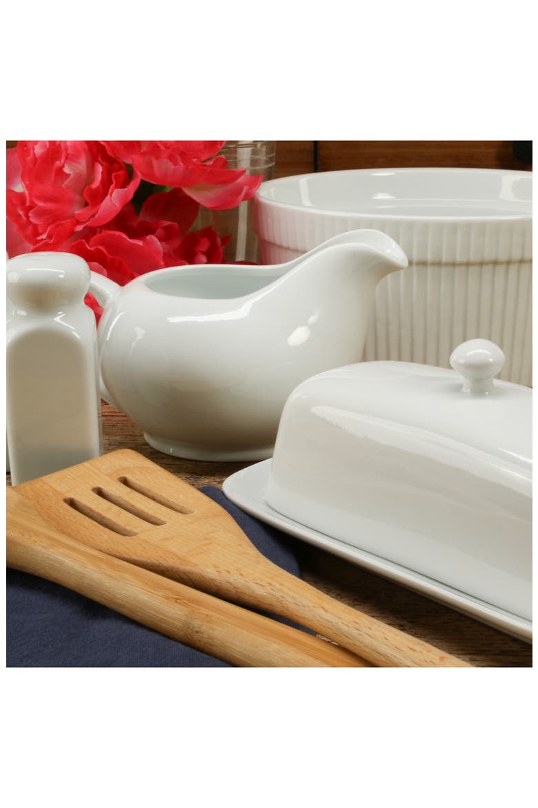 Porcelain Table Set, Alternate, color, WHITE