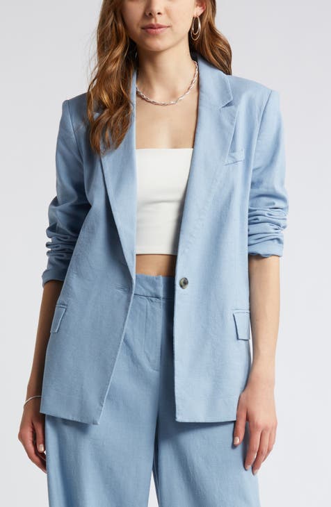 Linen short suit womens best sale