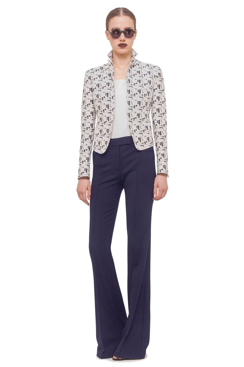 'Milton' Flare Leg Tech Wool Pants, Alternate, color, ULTRAMARINE