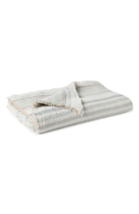 Topanga Organic Cotton Matelassé Throw Blanket