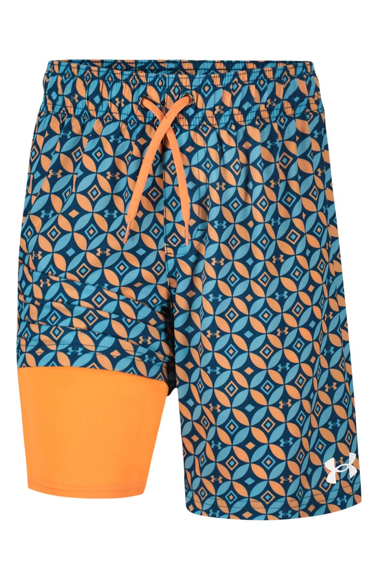 Under Armour Kids' Compression Volley Swim Trunks, Alternate, color, Varsity Blue