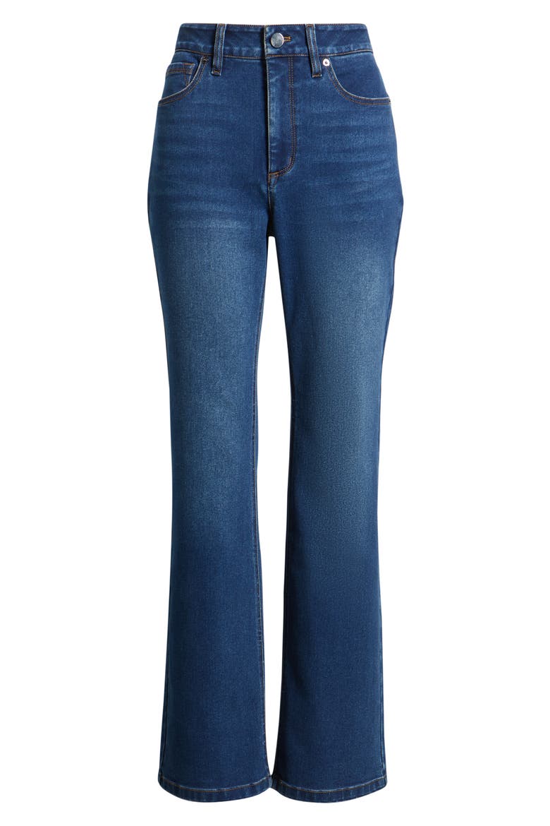 Leo High Waist Bootcut Jeans, Main, color, HUDSON WASH