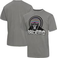 Junk Food Men's Junk Food Graphite Las Vegas Raiders Wonderland Infinity Vibe T-Shirt