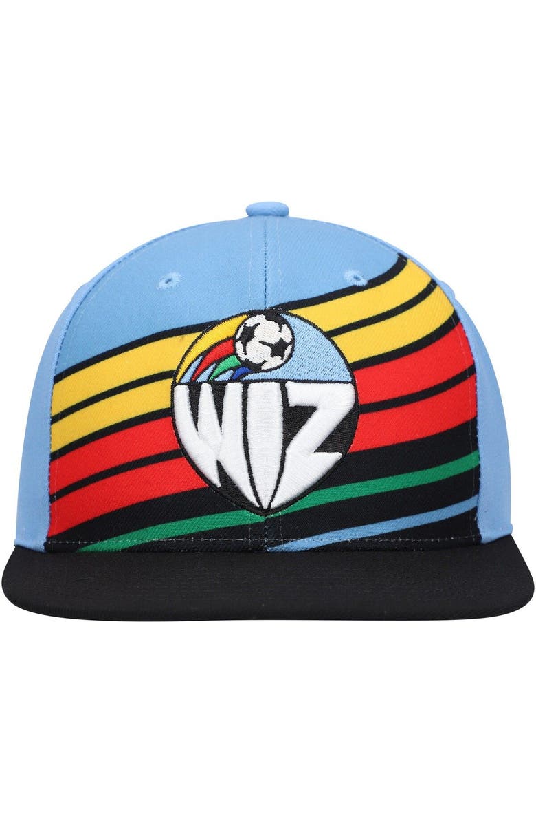 Mitchell & Ness Men's Mitchell & Ness Sky Blue Sporting Kansas City Jersey Hook Snapback Hat, Alternate, color, Blue