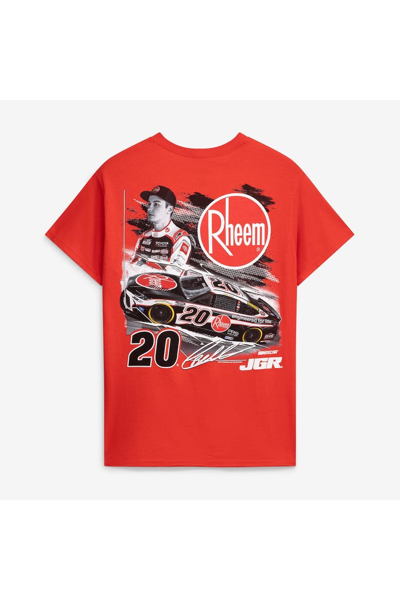 Men's Joe Gibbs Racing Team Collection  Red Christopher Bell #20 Rheem T-Shirt, Alternate, color, Red