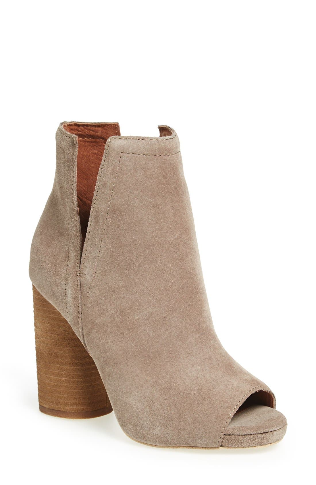 Jeffrey Campbell 'Oath' Peep Toe Platform Bootie, Main, color, 