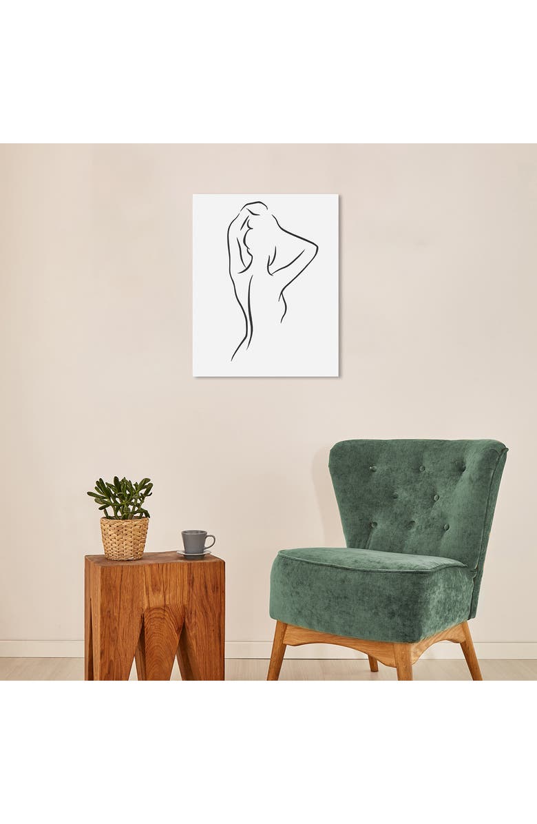 Wynwood Studio Figurative Woman VI Canvas Wall Art, Alternate, color, Black