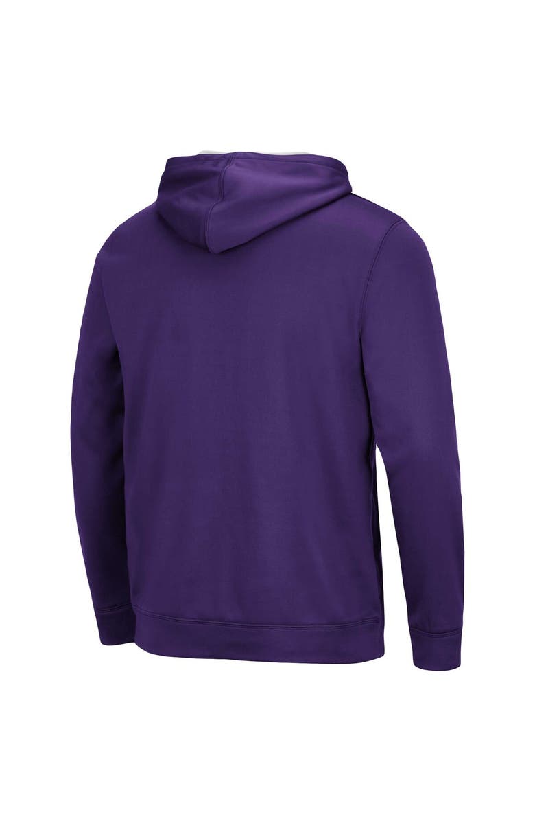 COLOSSEUM Men's Colosseum Purple TCU Horned Frogs Resistance Pullover Hoodie, Alternate, color, 