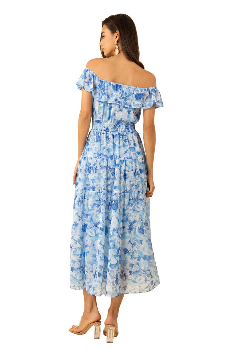 Hale Bob Estelle Chiffon Dress, Alternate, color,