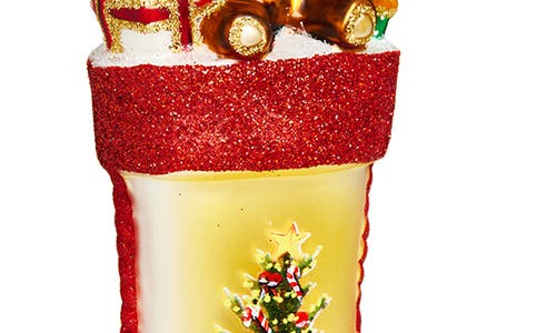 The Whitehurst Company Christmas Stocking Glass Ornament In Multi