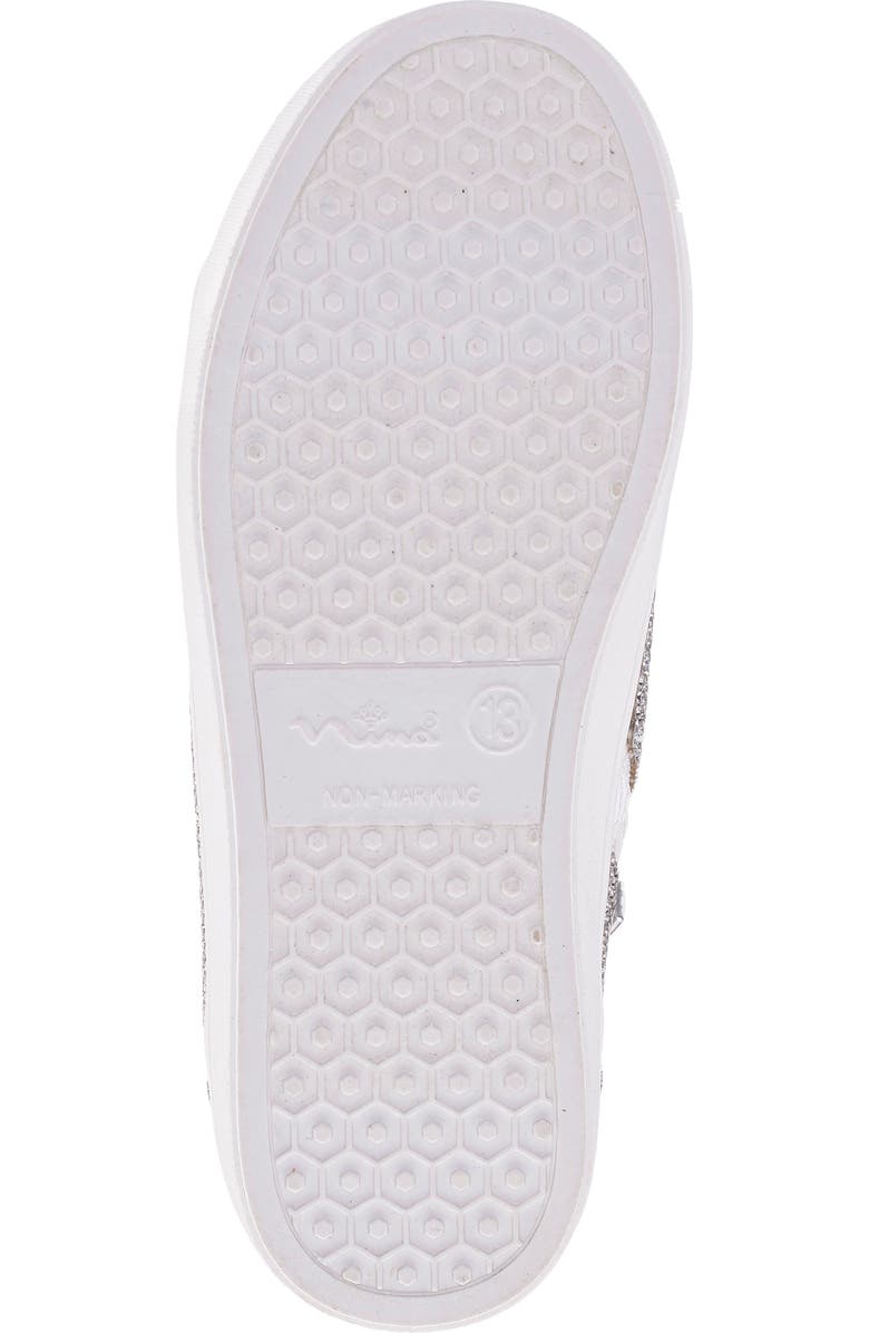 Nina Kids' Kula High Top Sneaker, Alternate, color, White Smooth Stones