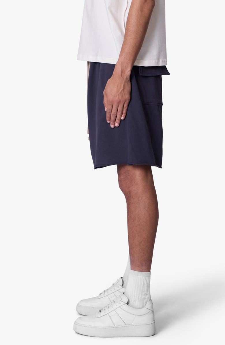 mnml Oversize Cotton Sweat Shorts, Alternate, color, 