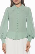 Alexia Admor Rah Covered Button-Down Top