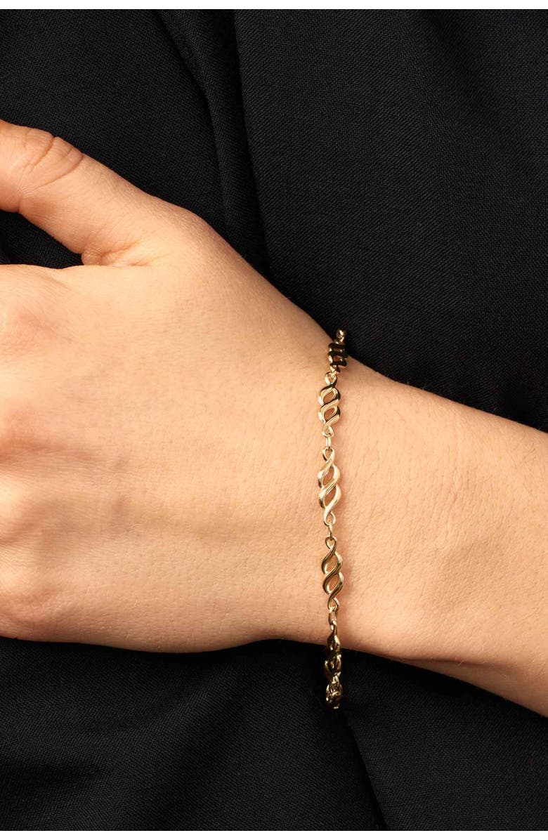 Oradina 10K Yellow Gold Revival Bracelet, Alternate, color, Yellow Gold