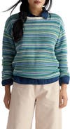 Seasalt Cornwall Betony Stripe Organic Cotton Sweater