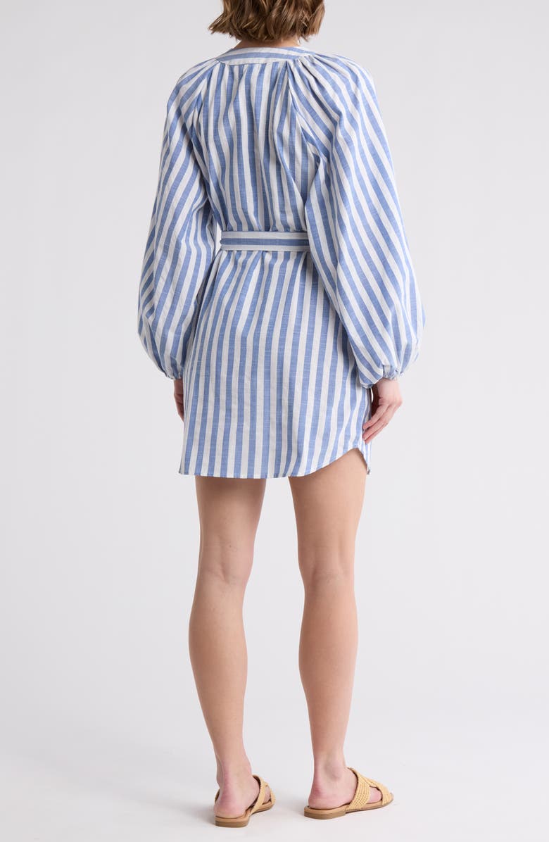 Lush Long Sleeve Stripe Minidress, Alternate, color,