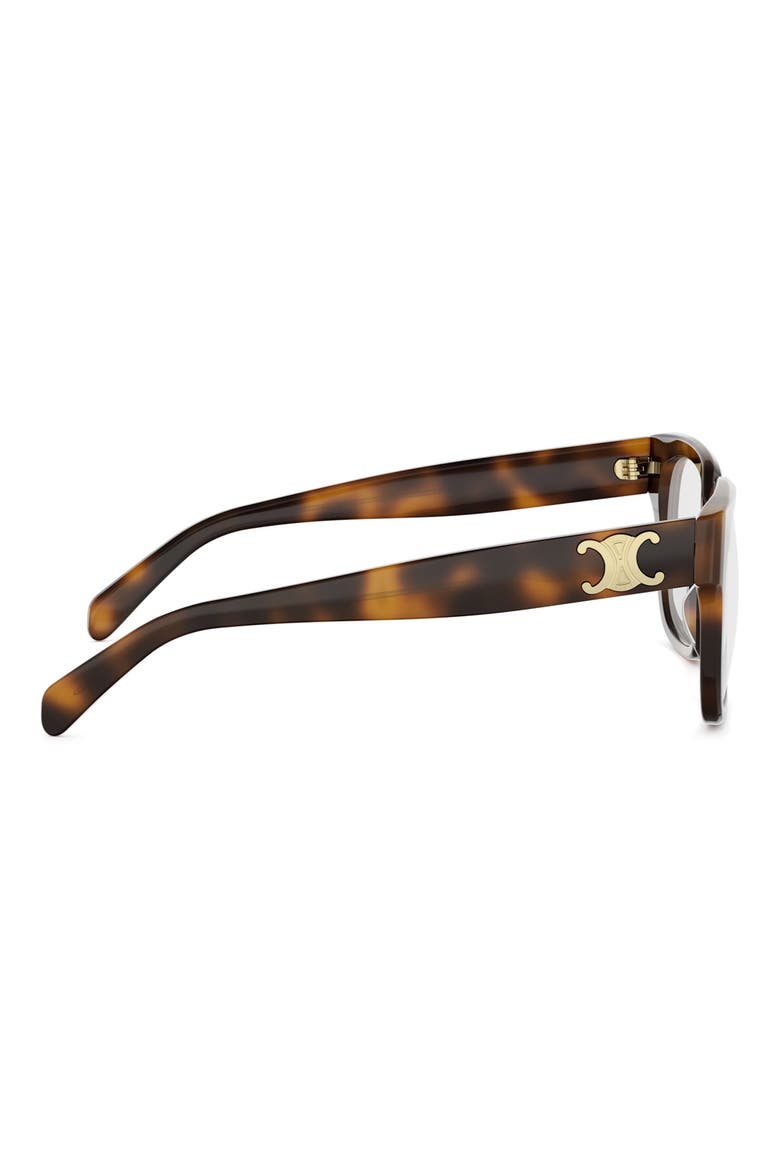 Triomphe 54mm Square Reading Glasses, Alternate, color, BLONDE HAVANA