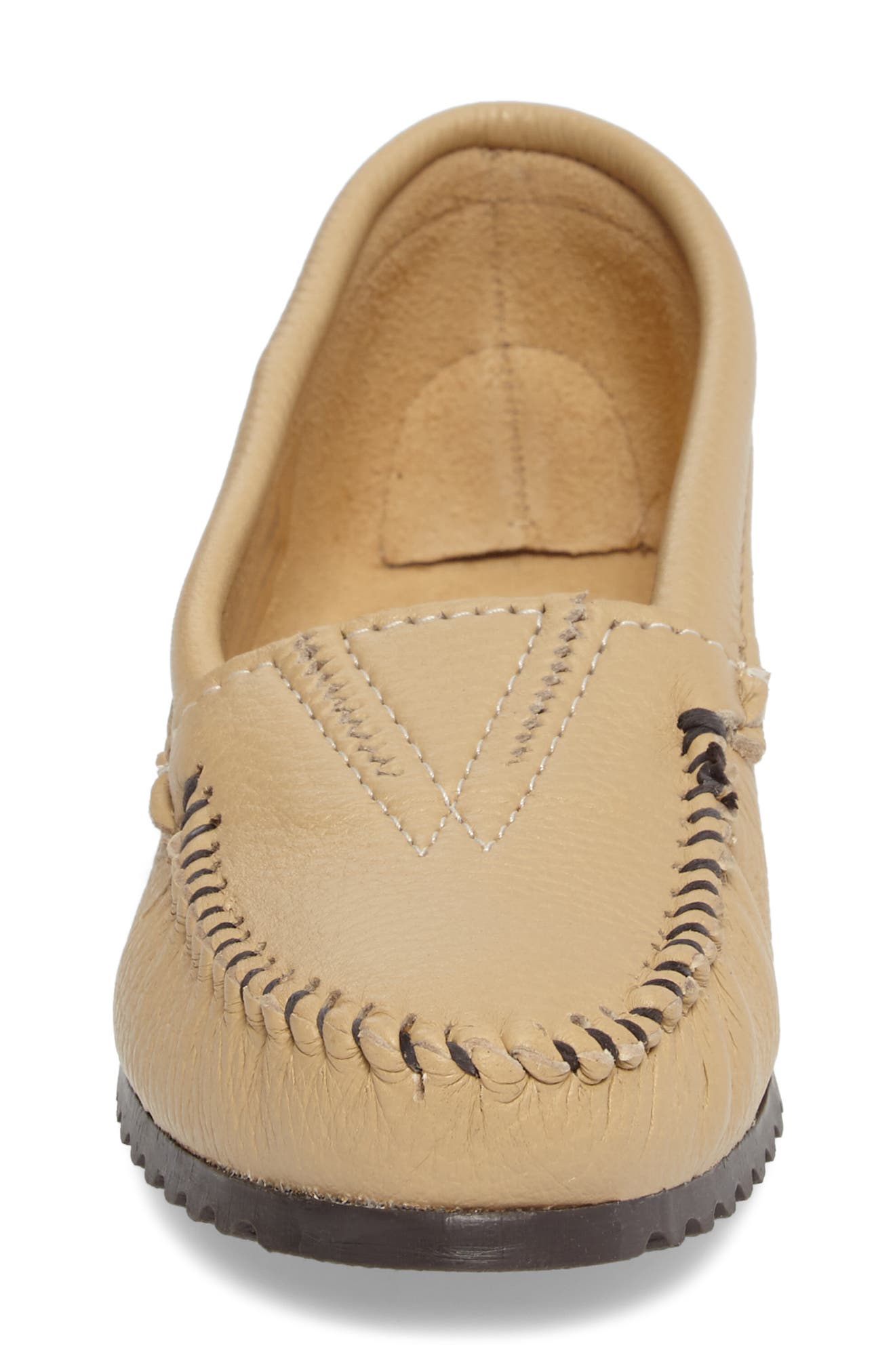 Leather Driving Shoe, Alternate, color, CHAMPAGNE