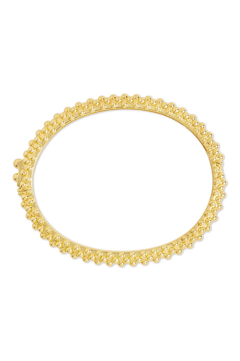 Karis Textured Bangle Bracelet, Main, color, GOLD
