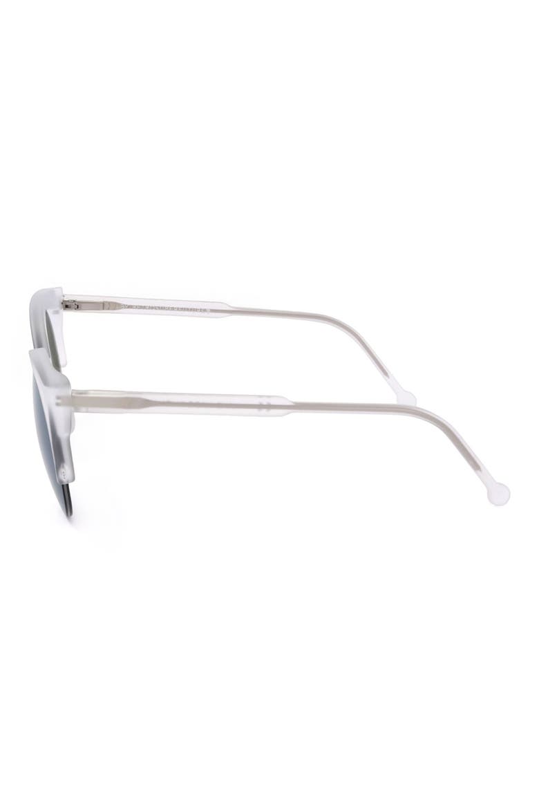 48mm Cat Eye Sunglasses, Alternate, color, CLEAR