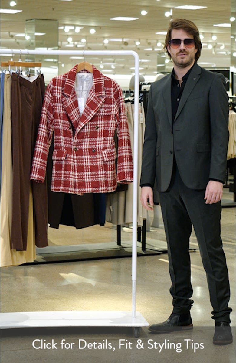 Juliette Plaid Bouclé Blazer, sales video thumbnail