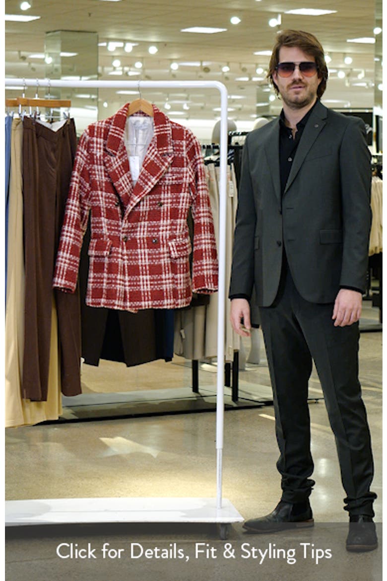 Juliette Plaid Bouclé Blazer video