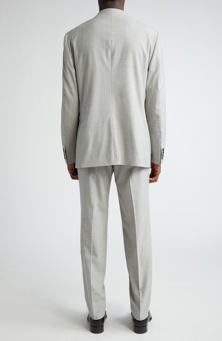 ZEGNA 14milmil14 Regular Fit Pinstripe Wool Suit, Alternate, color, 