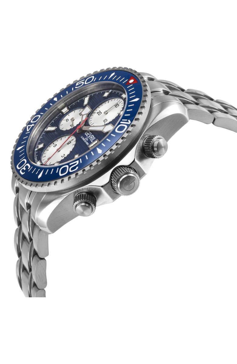 GEVRIL Hudson Yards Swiss Automatic Bracelet Watch, 43mm, Alternate, color, 