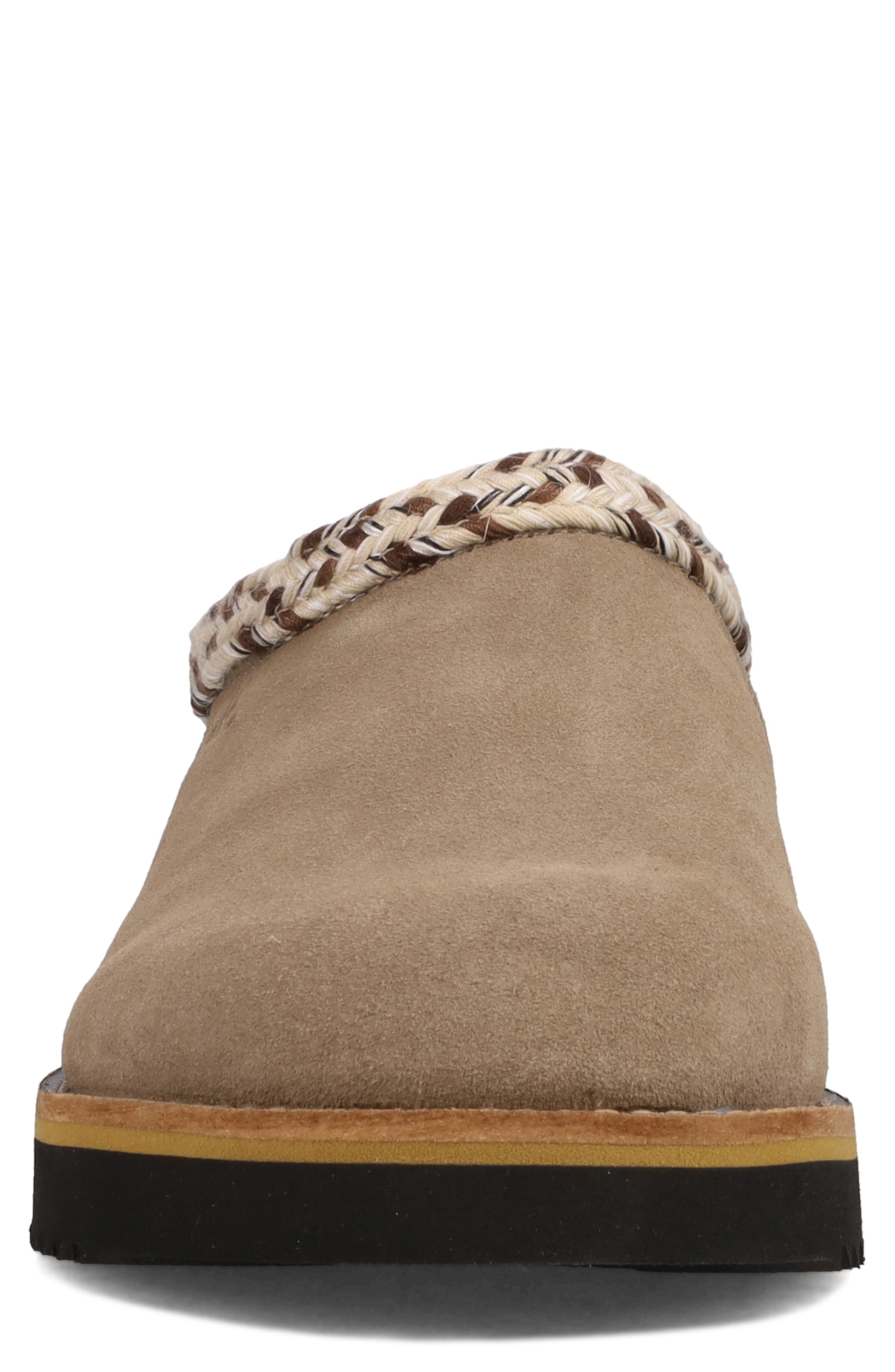 Original Suede Clog, Alternate, color, TAUPE