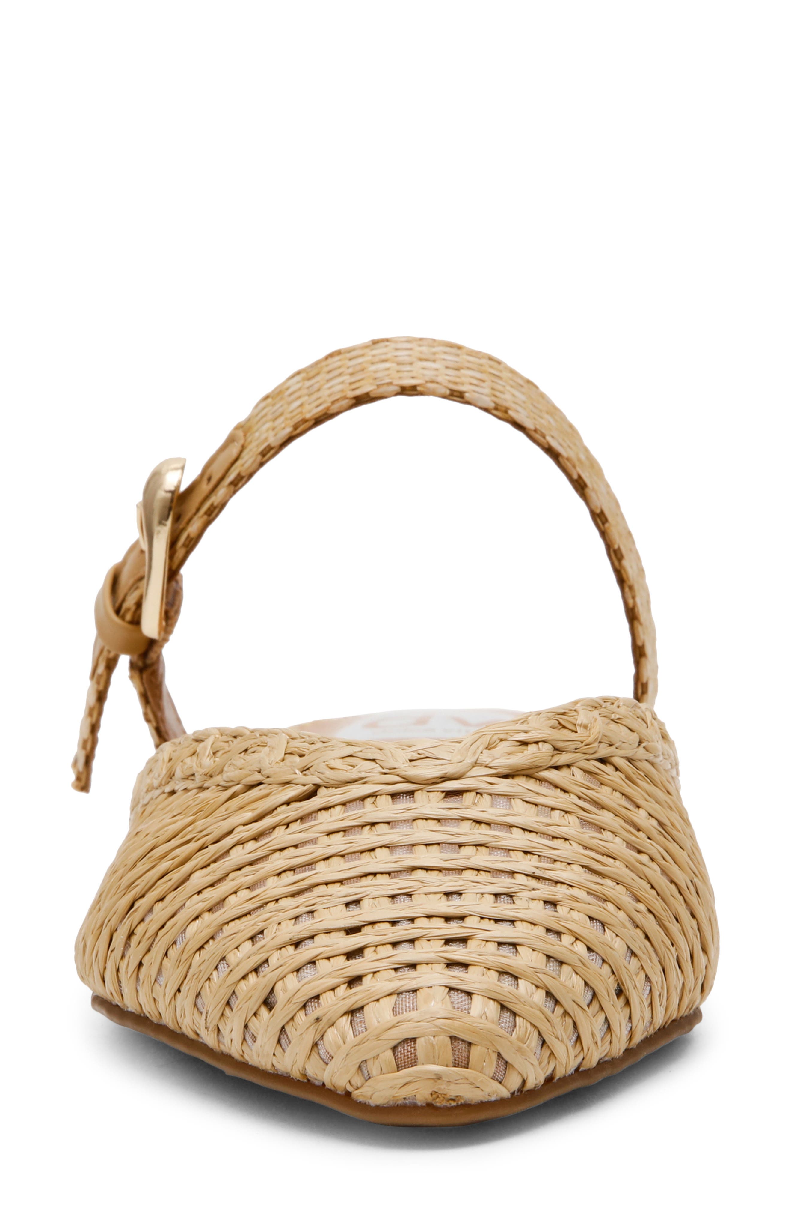 Domainica Woven Mule, Alternate, color, NATURAL RAFFIA