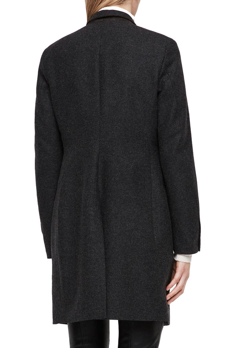 Lyla Wool Blend Coat, Alternate, color, CHARCOAL GREY